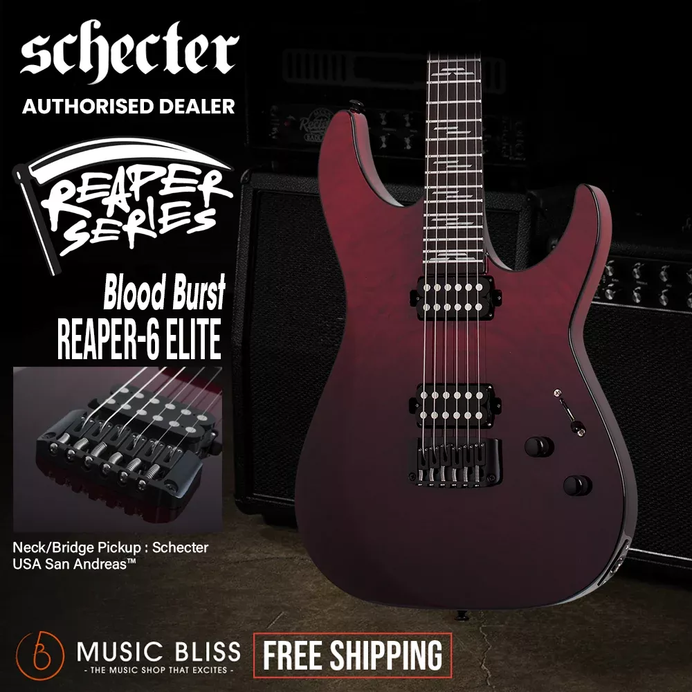 Schecter Reaper-6 Elite Electric Guitar – Bloodburst
