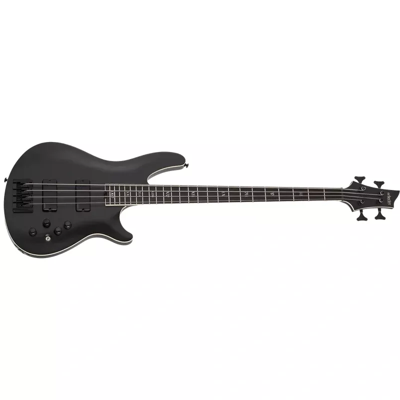 Schecter SLS Elite-4 Evil Twin 4 String BassSatin Black 1392-SHC