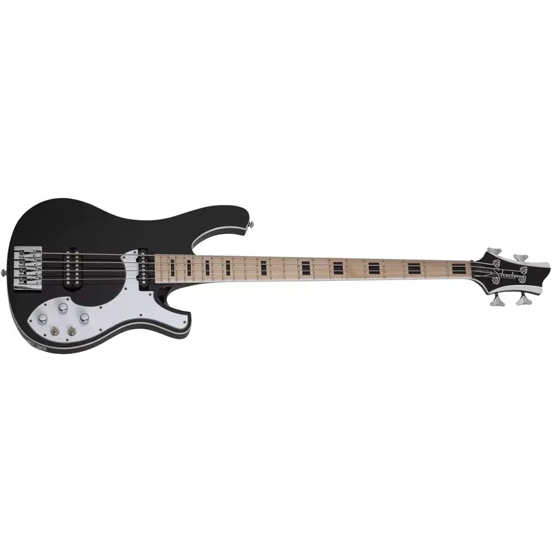Schecter Stargazer-4 Electric Bass, Gloss Black 680-SHC