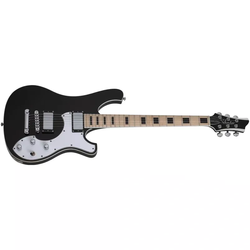 Schecter Stargazer-6 Electric Guitar, Gloss Black 675-SHC