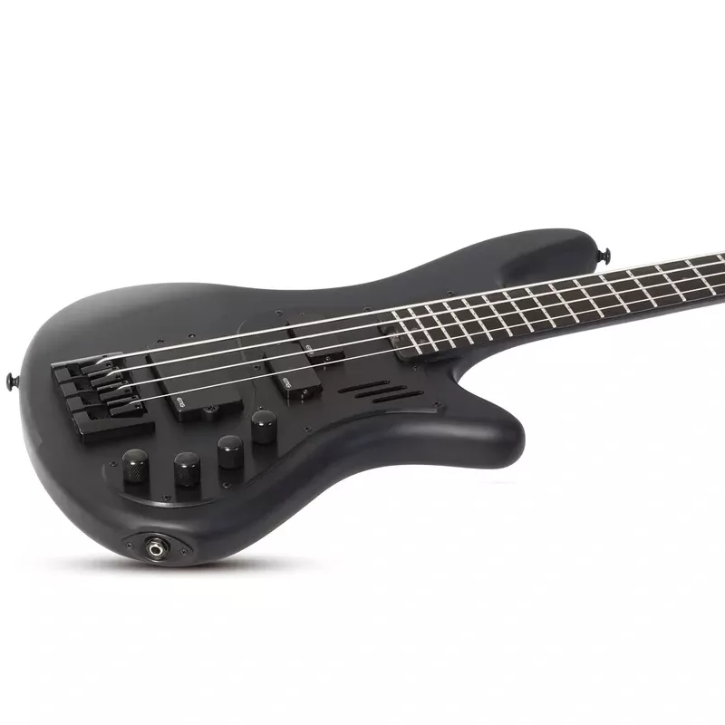 Schecter Stiletto-4 Stealth Pro 4-String Electric Bass, Satin Black 2270-SHC