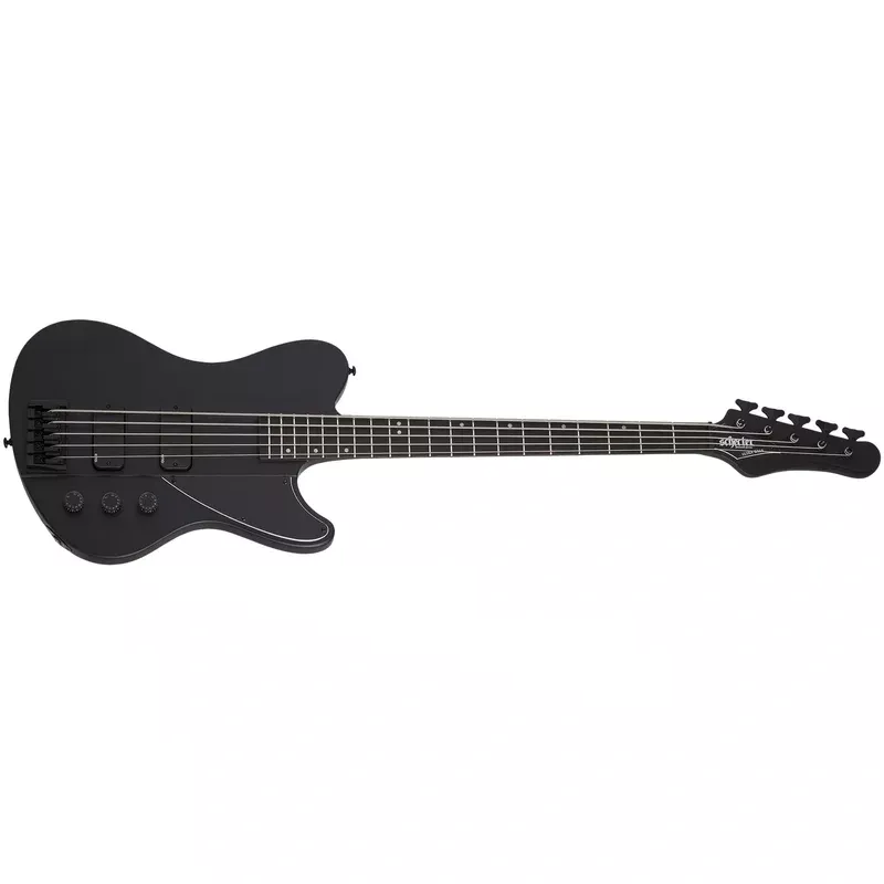 Schecter Ultra-5 5-String Electric Bass, Satin Black 2128-SHC