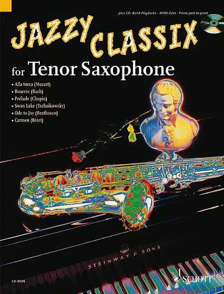 Schott ED9598 Jazzy Classix for Tenor Saxophone w/CD