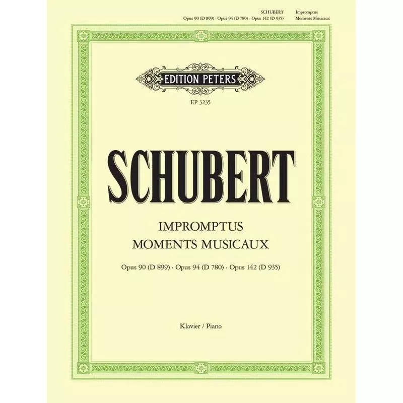 SCHUBERT - IMPROMPTUS AND MOMENTS MUSICAUX