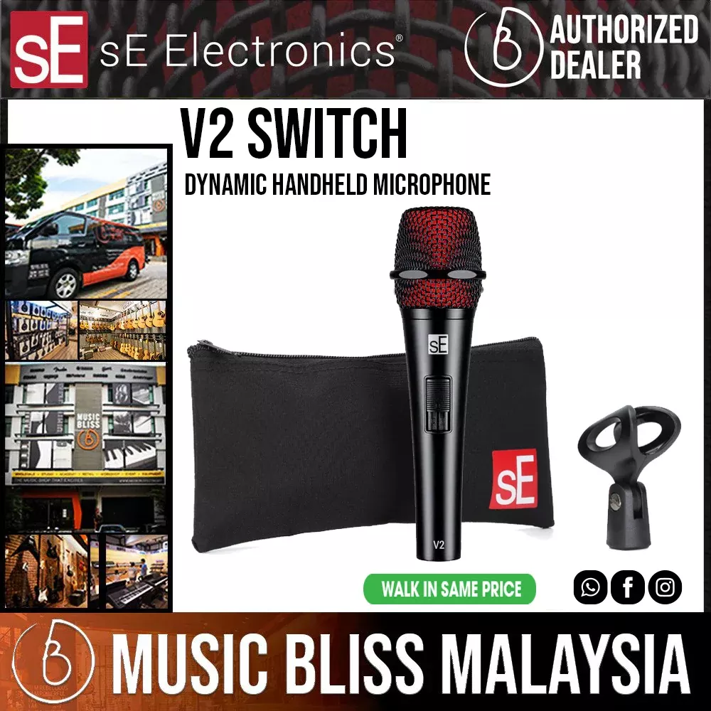 sE Electronics V2 Switch Cardioid Dynamic Handheld Microphone