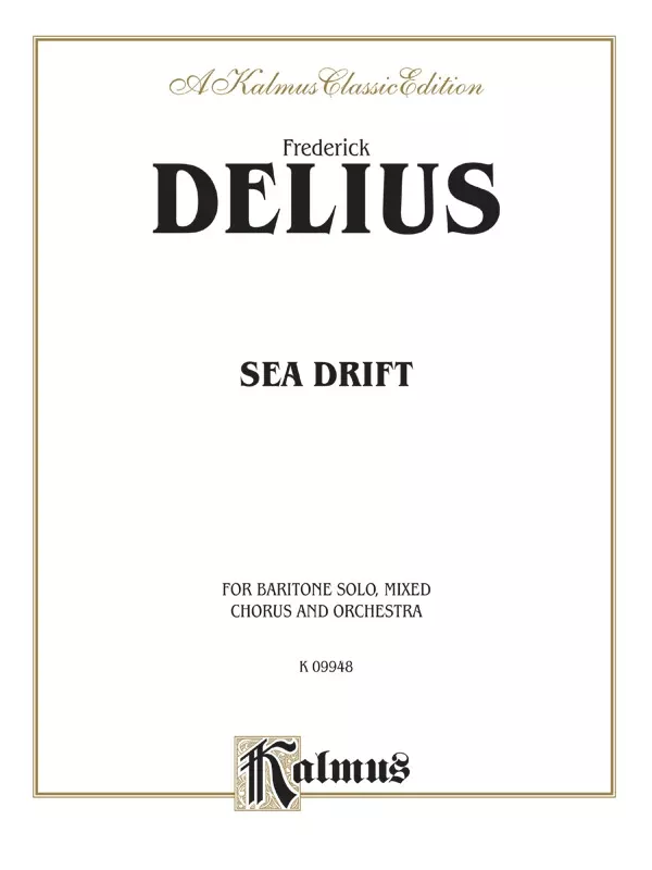 Sea Drift: SATB with Bar. Solo Choral Book