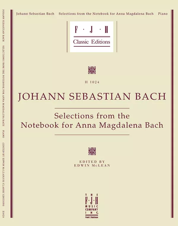 Selections from the Notebook for Anna Magdalena Bach: Keyboard/Piano Book