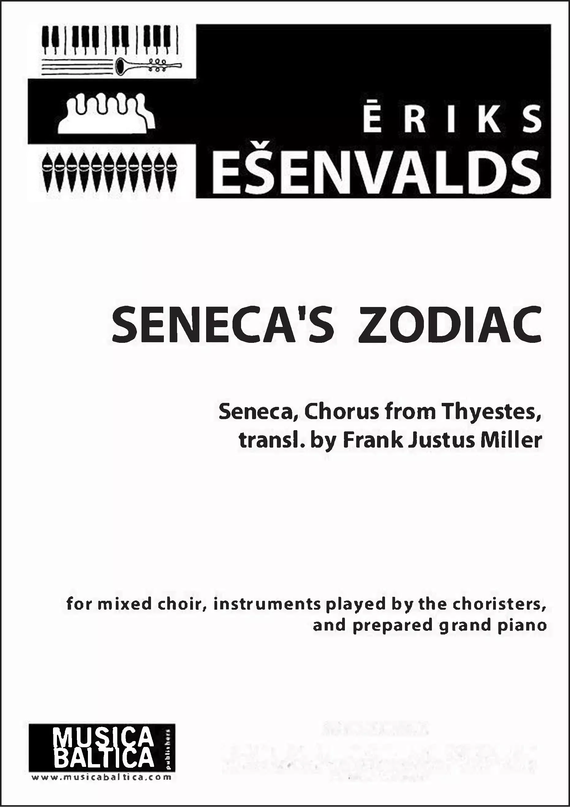 Seneca's Zodiac (Mixed Choir): Choir Choral Octavo
