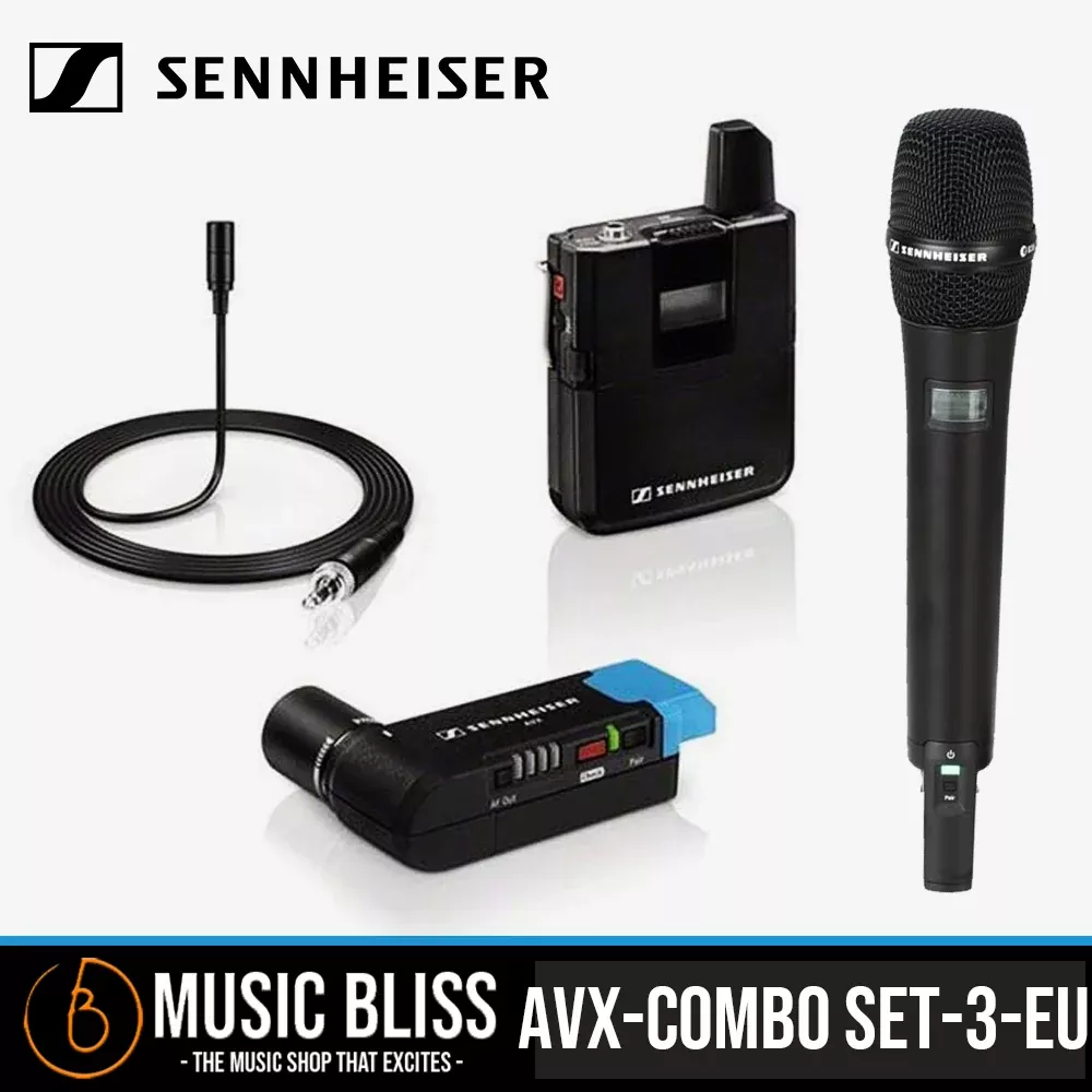 Sennheiser AVX-Combo SET Digital Camera-Mount Wireless Combo Microphone System