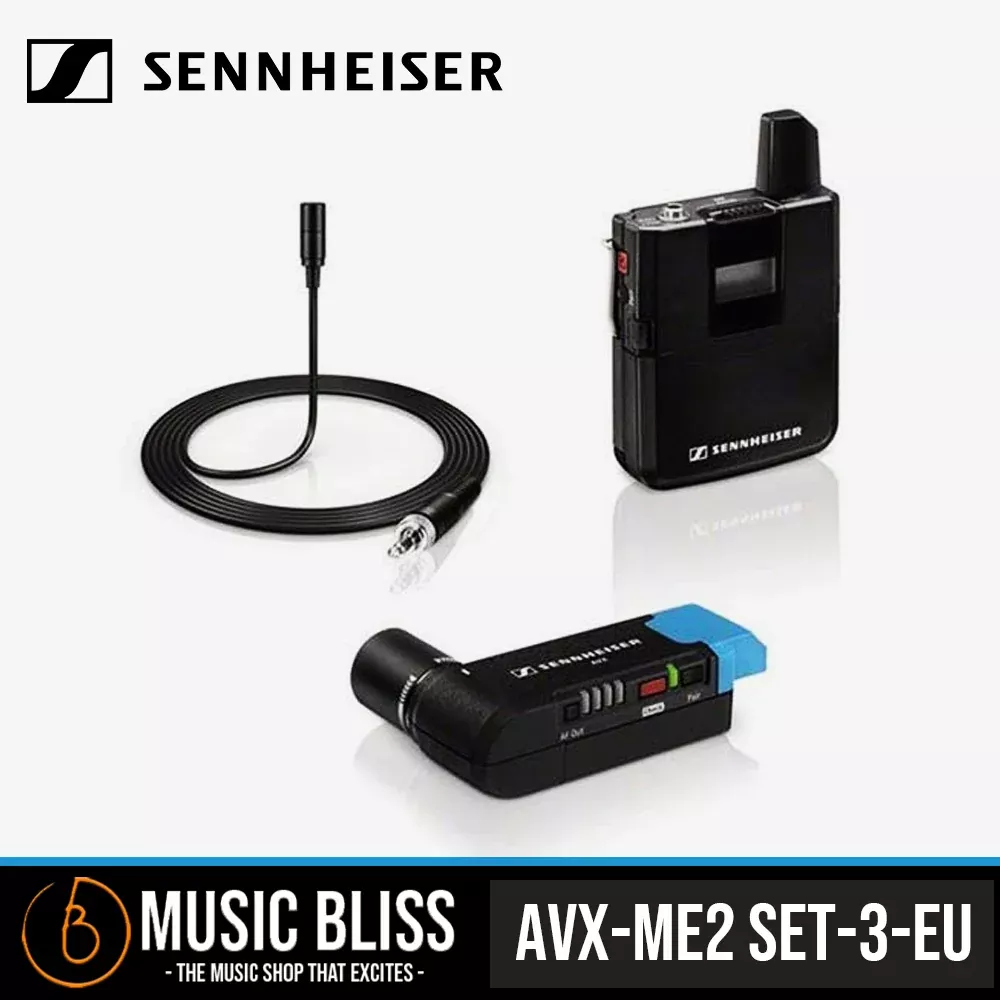 Sennheiser AVX-ME2 SET Digital Camera-Mount Wireless Omni Lavalier Microphone System