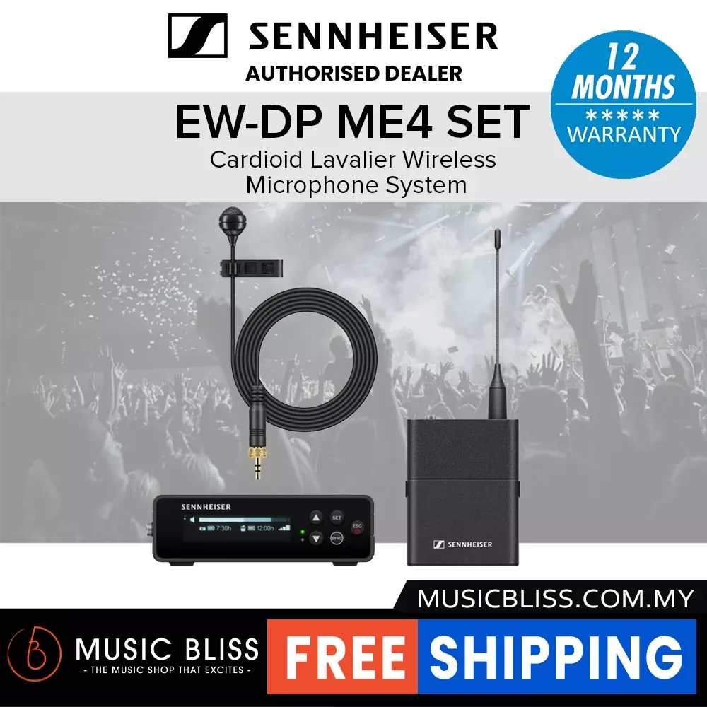 Sennheiser EW-DP ME4 Cardioid Lavalier Wireless Microphone System