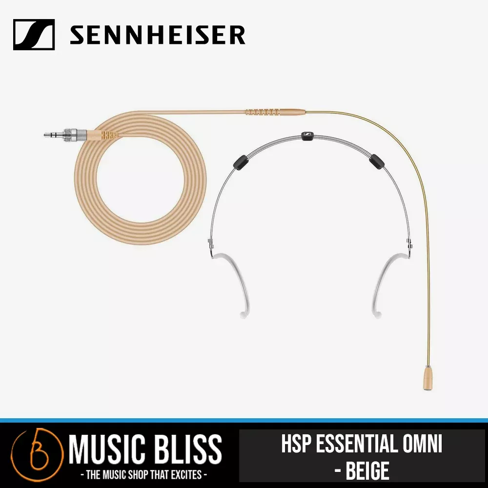 Sennheiser HSP Essential Omni with EW Wireless Connector – Beige