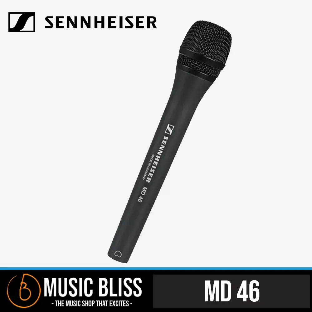Sennheiser MD 46 Live Reporting and Broadcasting Microphone