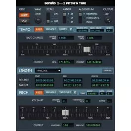 Serato Pitch n Time Pro Auto-tuning Software, Electronic Delivery