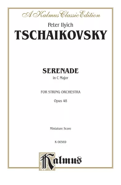 Serenade for String Orchestra, Opus 48: Full Orchestra Miniature Score