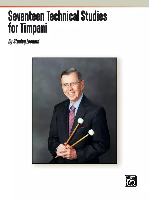 Seventeen Technical Studies for Timpani: Timpani Book