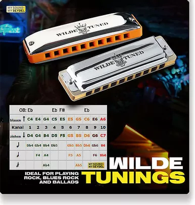 Seydel 1847 Classic Wilde Rock Tuning Harmonica In Key of C