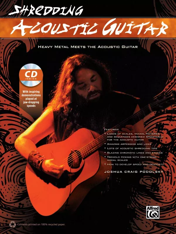 Shredding Acoustic Guitar: Guitar Book & CD