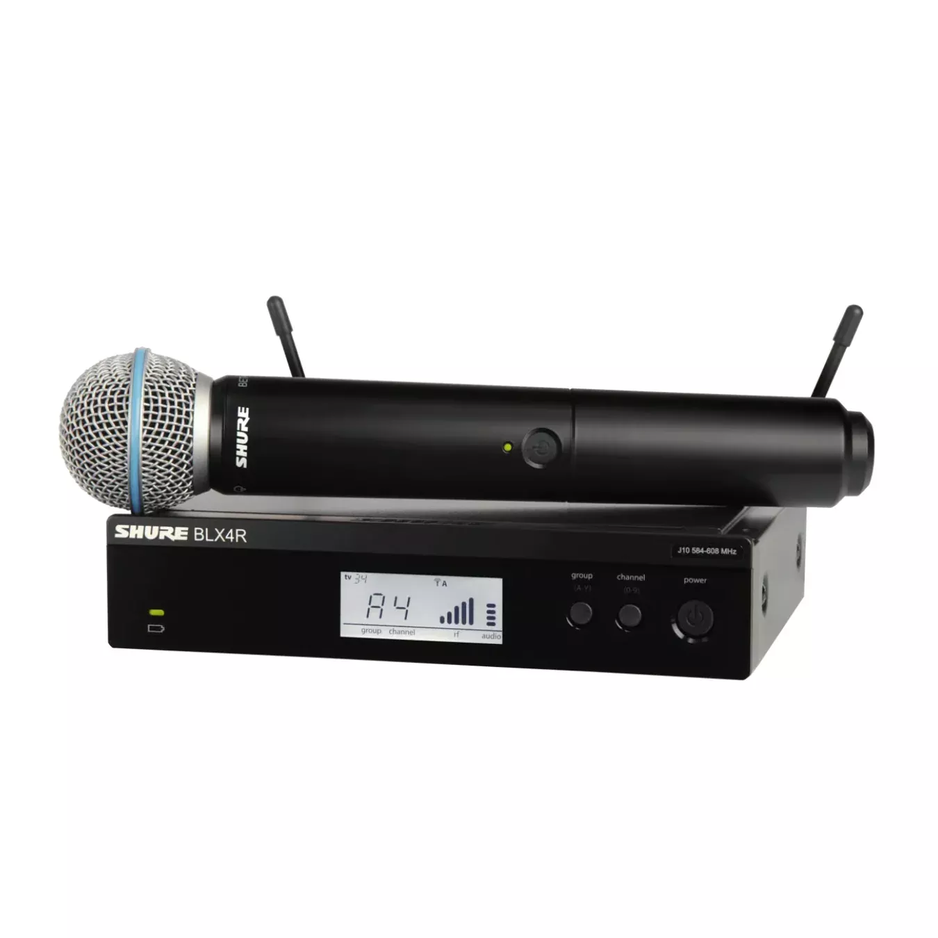 Shure BLX24R/B58 Rack-mount Wireless Handheld Vocal System with Beta 58A