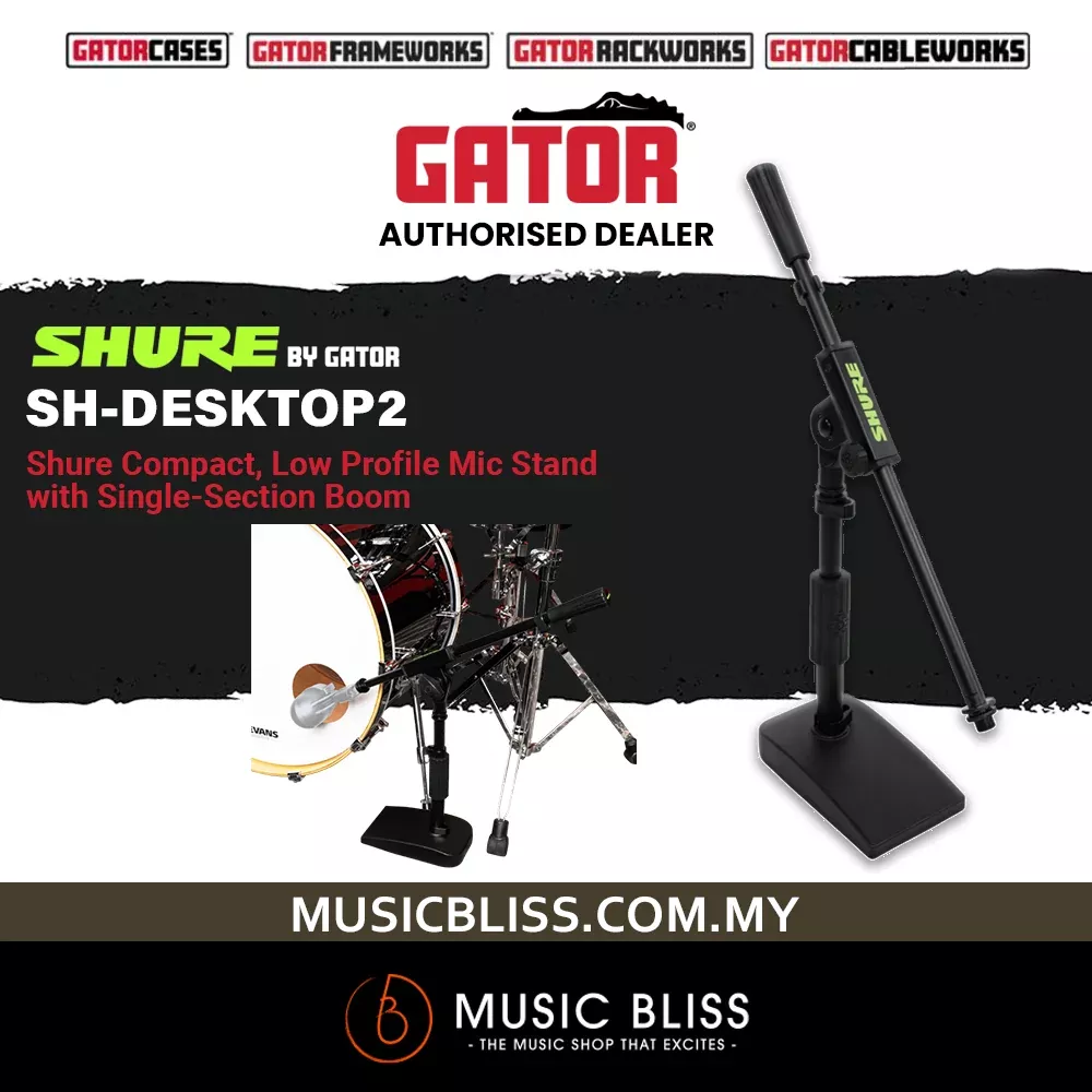 Shure by Gator SH-DESKTOP2 Microphone Stand