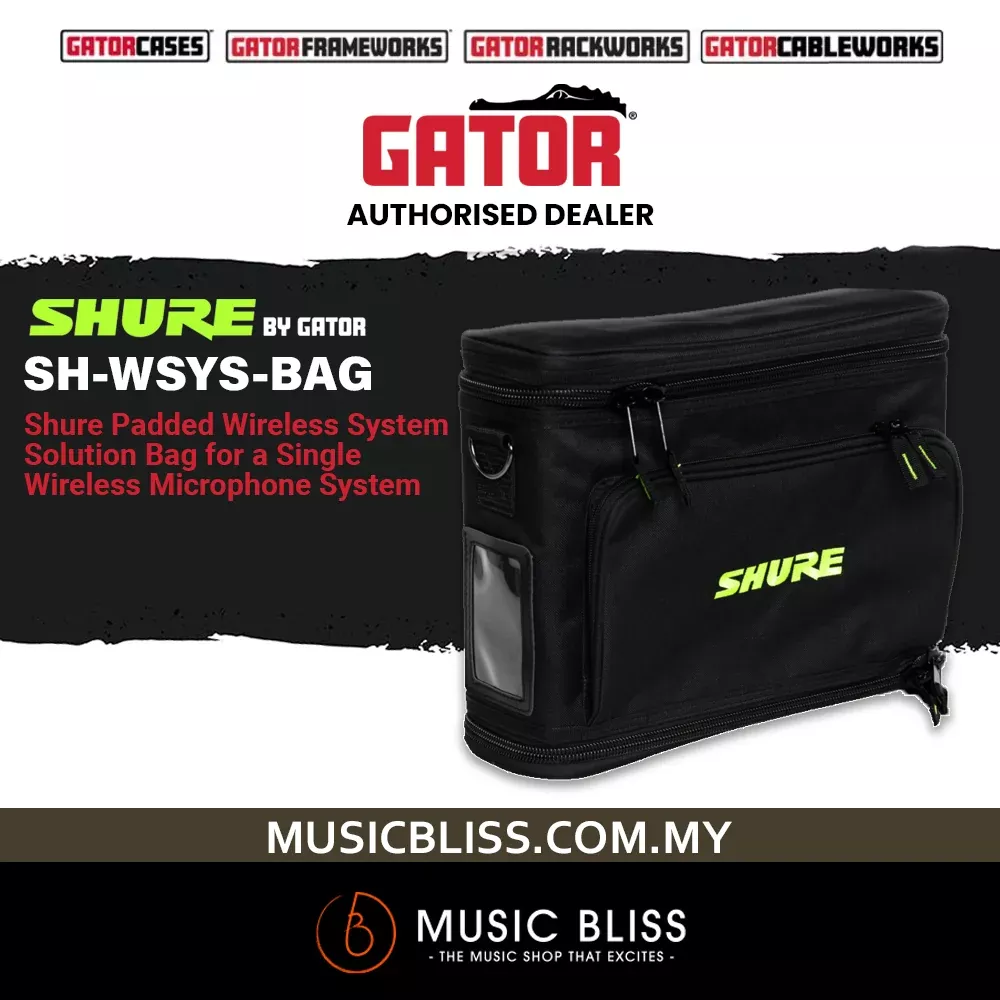 Shure by Gator SH-WSYS-BAG Wireless System Solution Series Bag