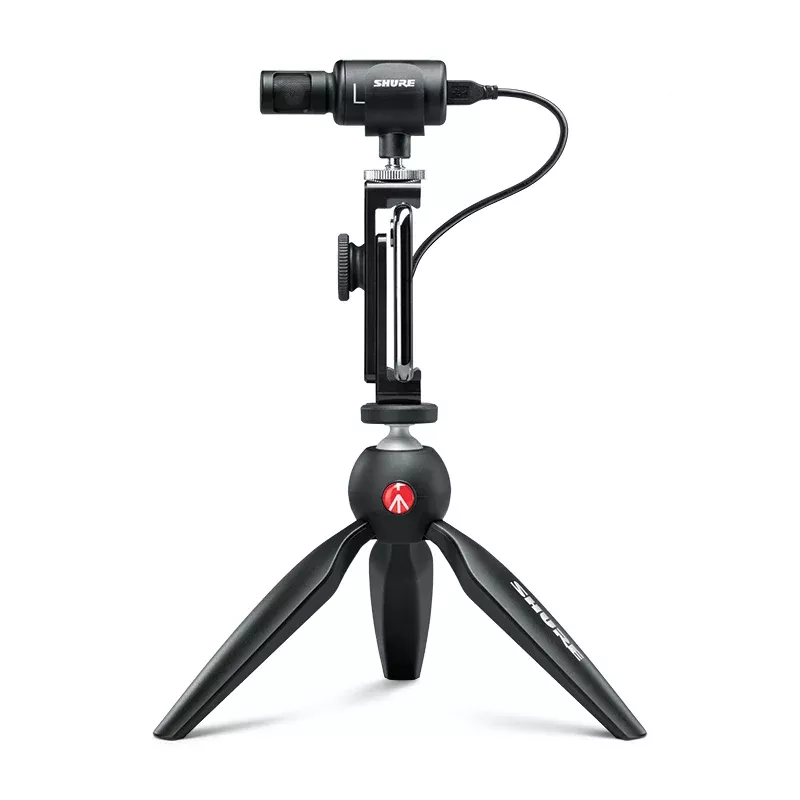 Shure MV88+Video Kit - Stereo Condenser Microphone for Mobile Recording