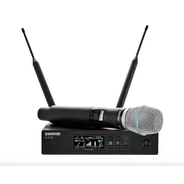 SHURE QLXD24/B87A Handheld Wireless Microphone System