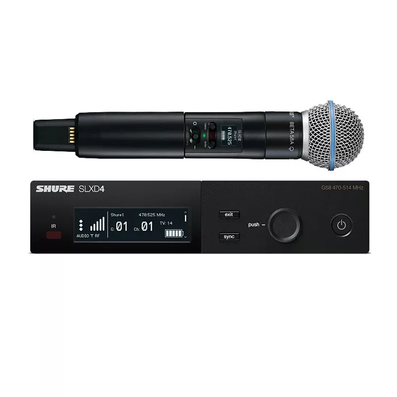 Shure SLXD24/B58 – Wireless System with Beta 58A Handheld Transmitter (G58 freq)