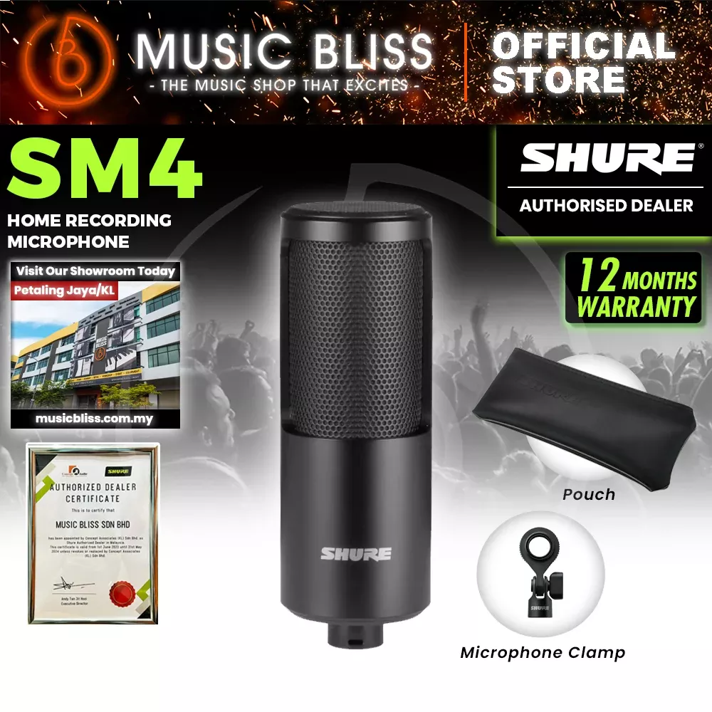 Shure SM4 Dual-diaphragm Condenser Home Recording Microphone