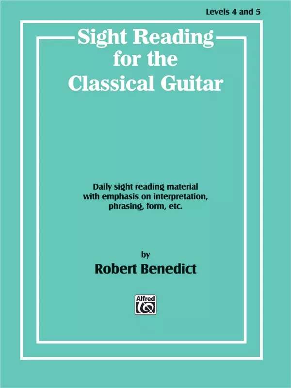 Sight Reading for the Classical Guitar, Level IV-V: Guitar Book