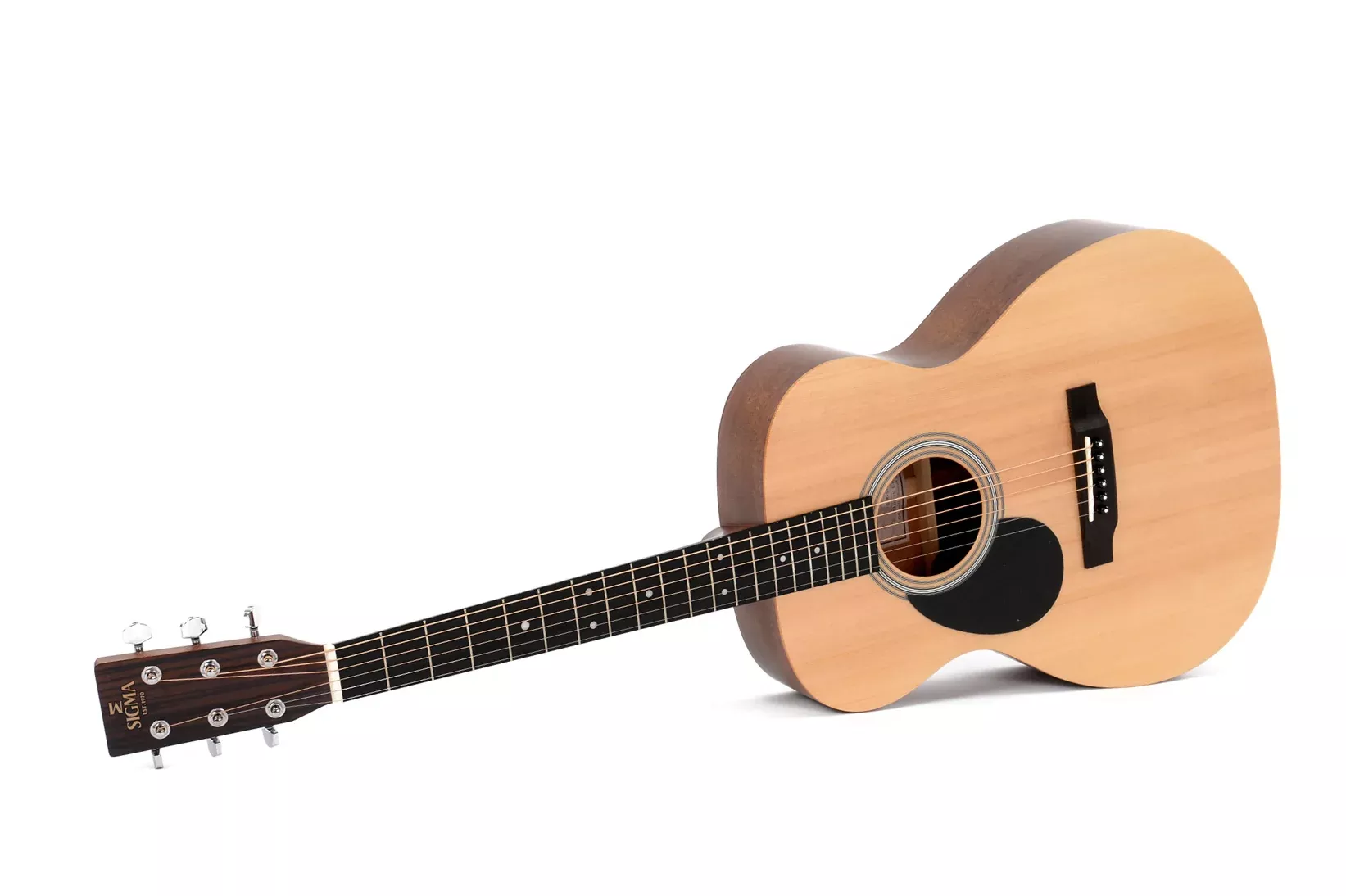 Sigma OMM-STL Left-Hand Acoustic Guitar w/ Solid Sitka Spruce Top