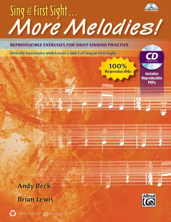 Sing at First Sight... More Melodies!: Choral Reproducible Book & Data CD