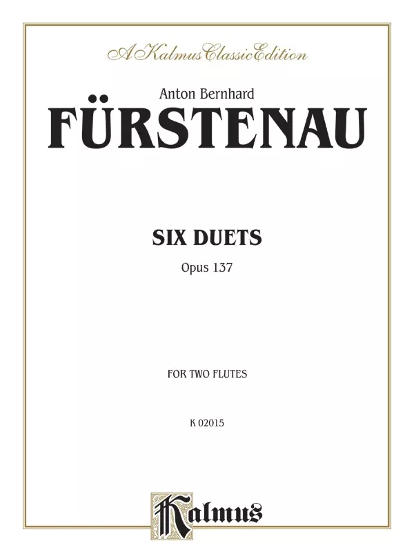 Six Duets, Opus 137: Flute Book