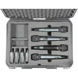 SKB 3i-1813-5WMC 4 Wireless Microphone & 4 Body Pack Case