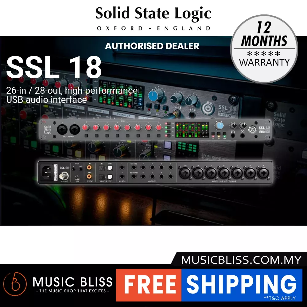 Solid State Logic SSL 18 USB Audio Interface