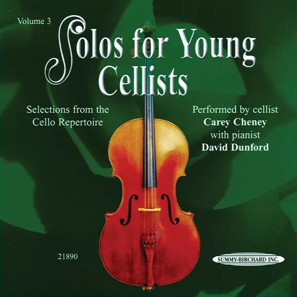 Solos for Young Cellists CD, Volume 3: Cello CD
