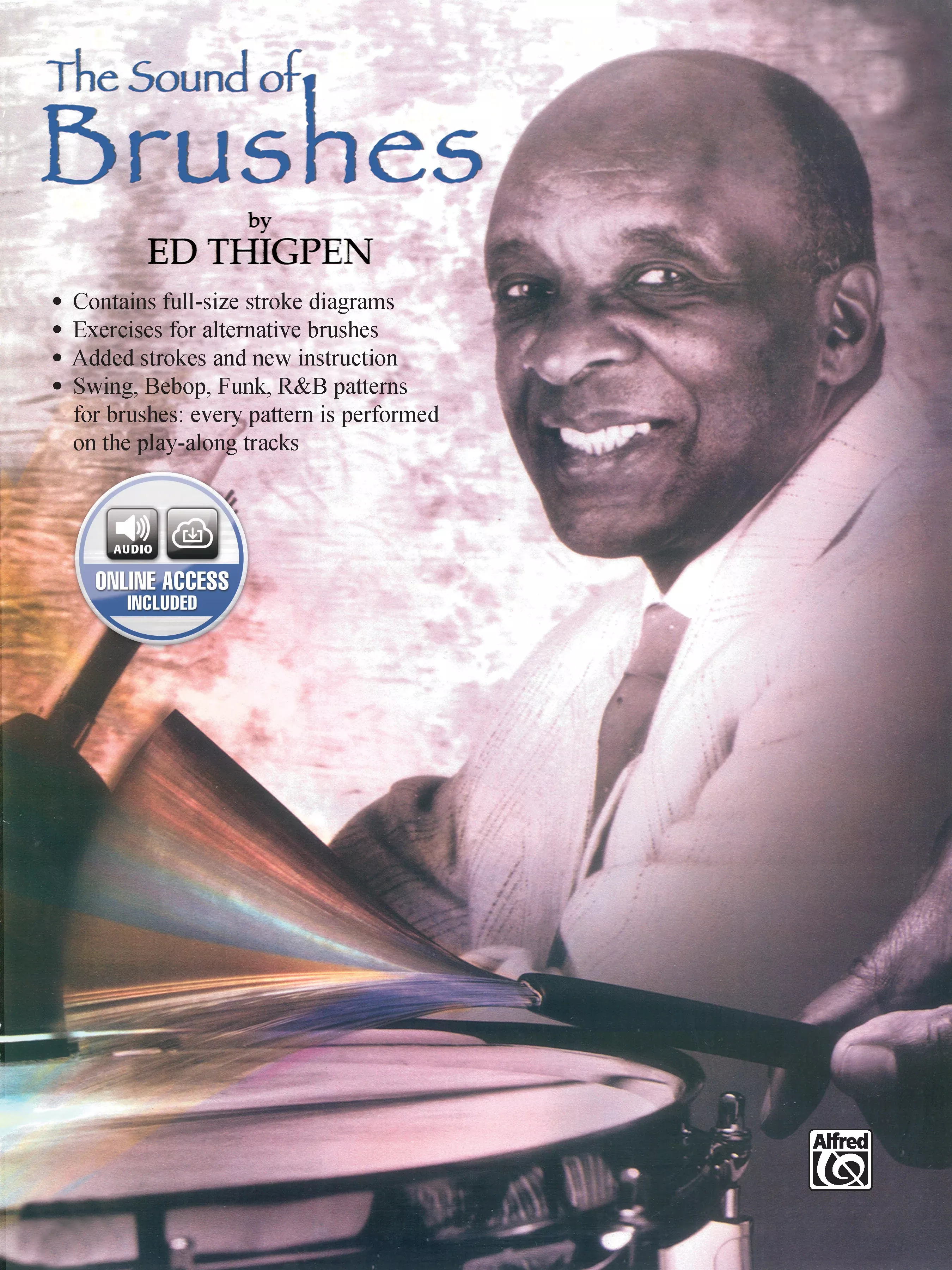 The Sound of Brushes: Drumset Book & Online Audio