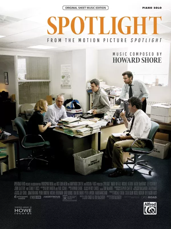 Spotlight (from the Motion Picture Spotlight): Piano Sheet