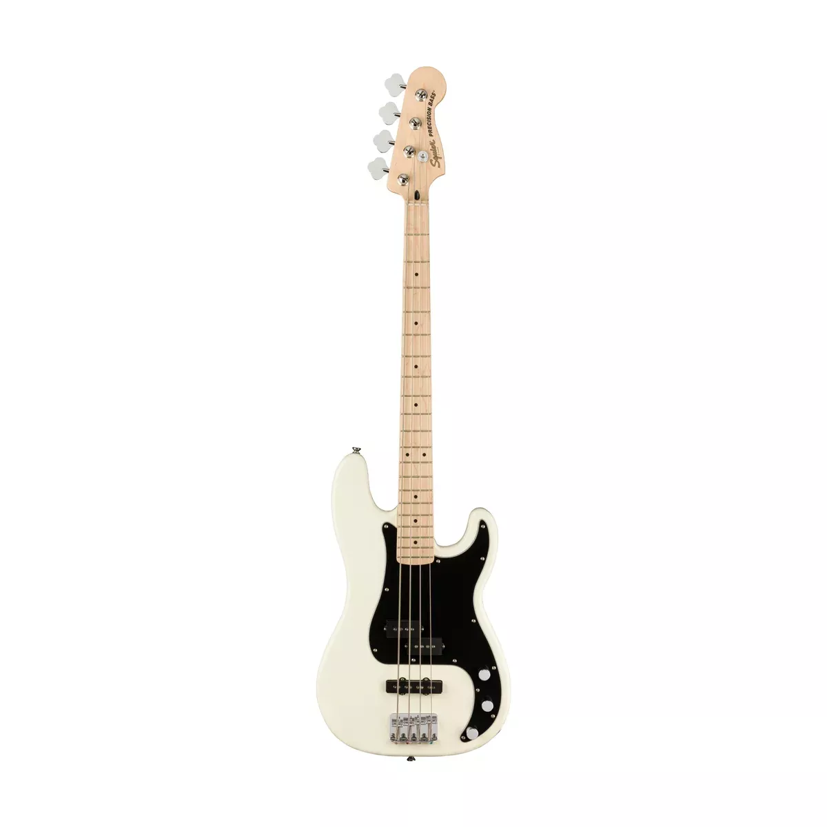 Squier Affinity Series Precision PJ Bass Guitar, Maple FB, Olympic White