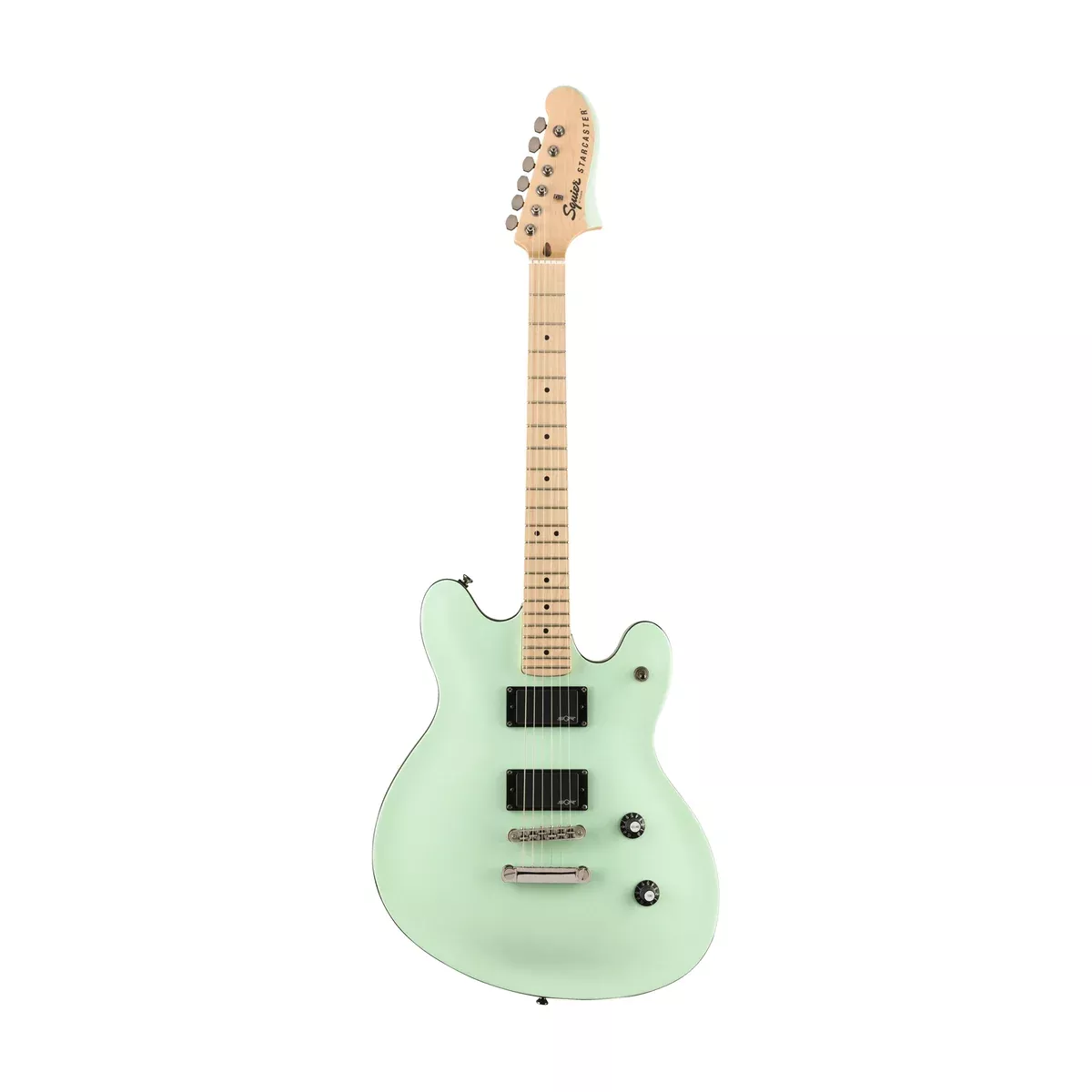 Squier Contemporary Starcaster Electric Guitar, Maple FB, Surf Pearl
