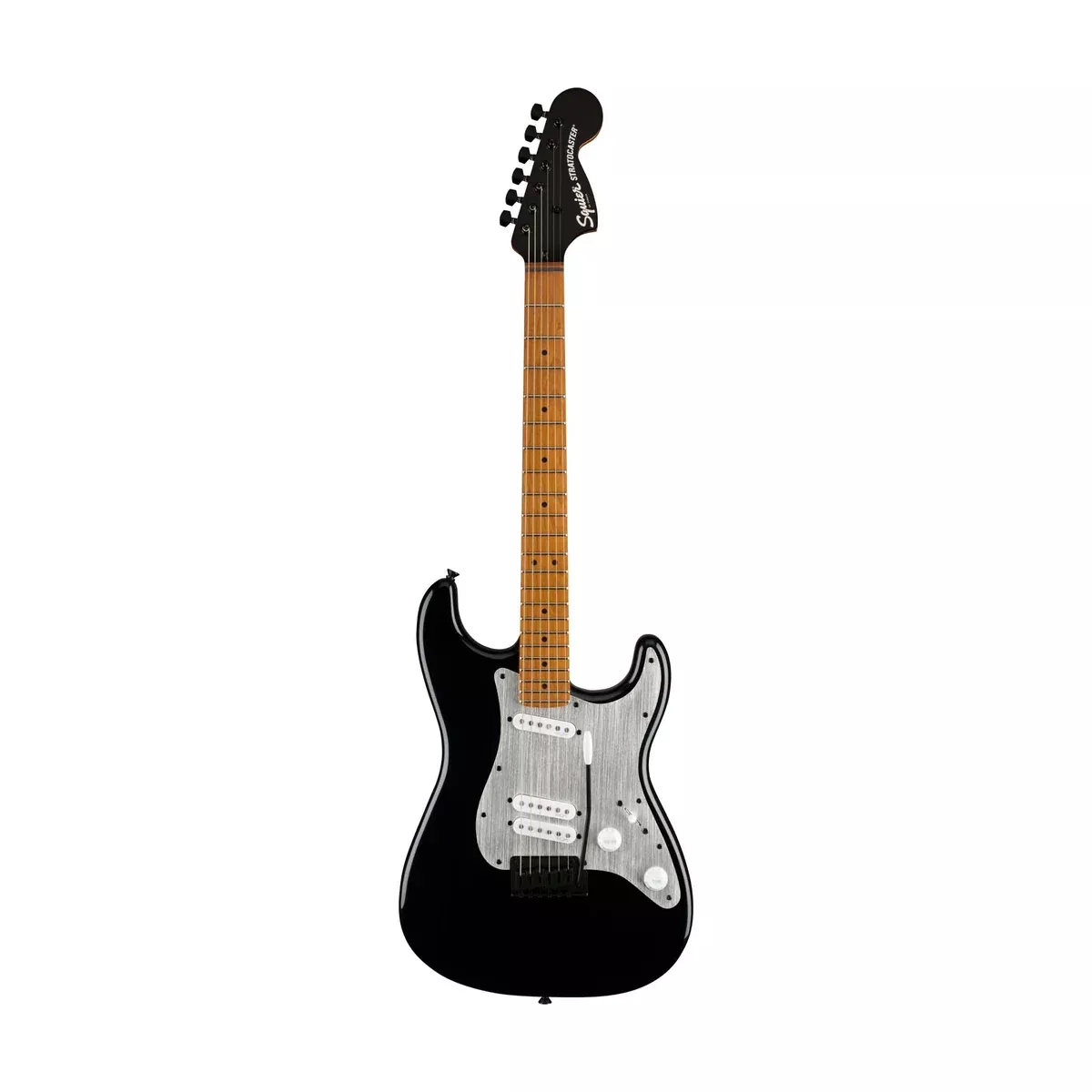 Squier Contemporary Stratocaster Special Electric Guitar, Roasted Maple FB, Black