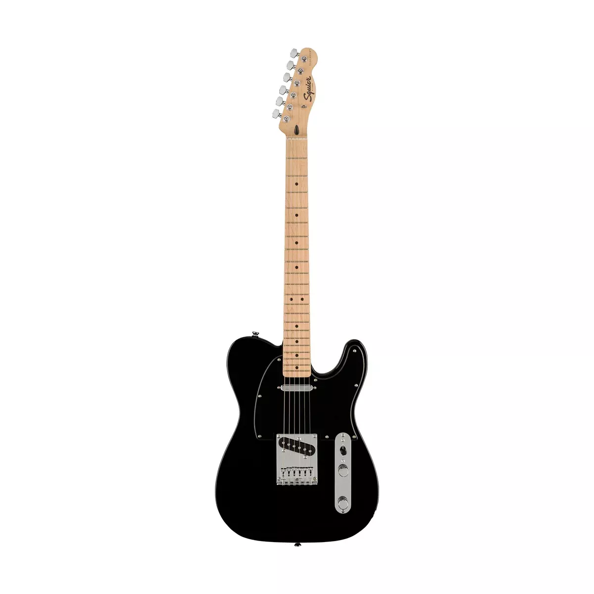 Squier FSR Bullet Telecaster Electric Guitar, Maple FB, Black