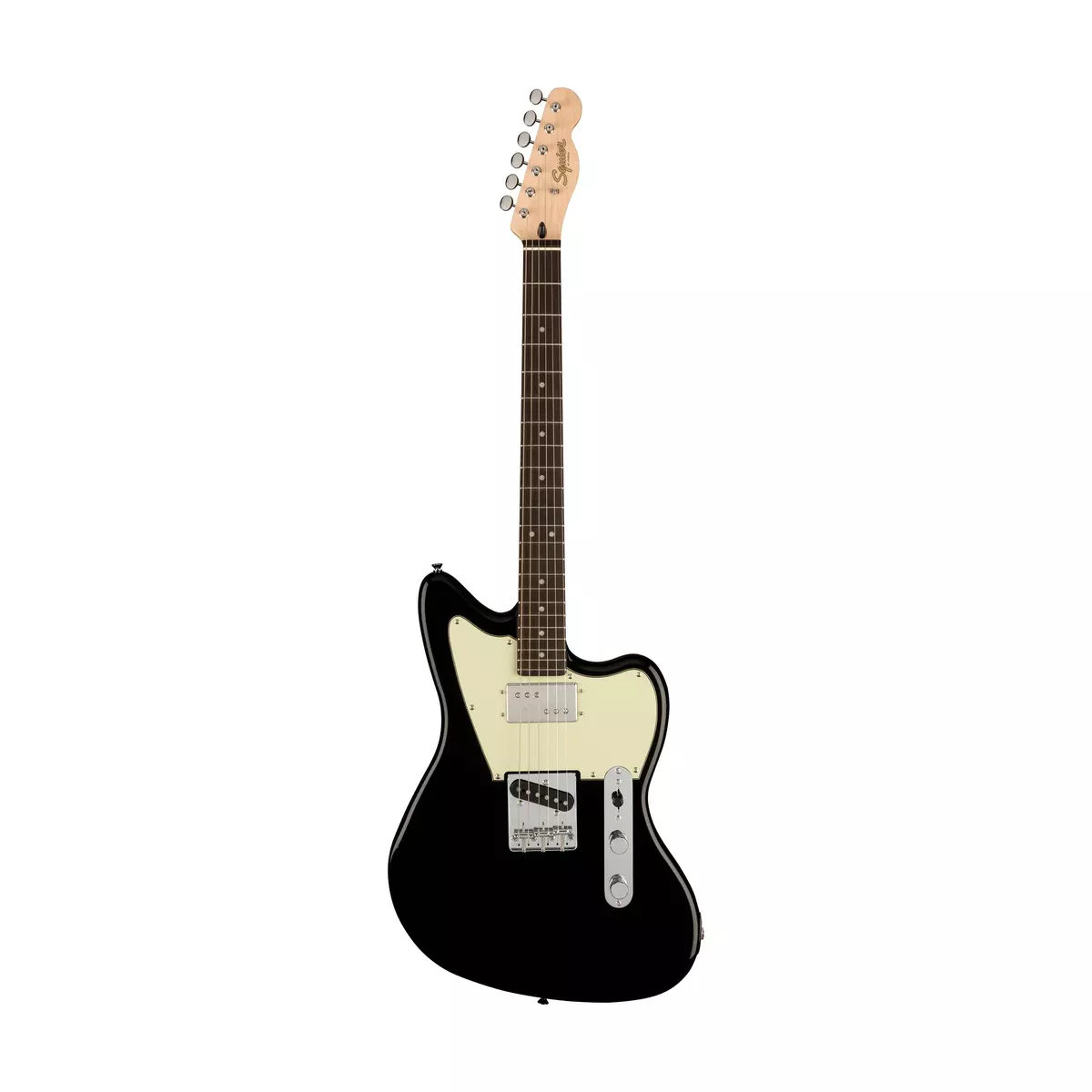 Squier FSR Paranormal Offset Telecaster Electric Guitar, Laurel FB, Black