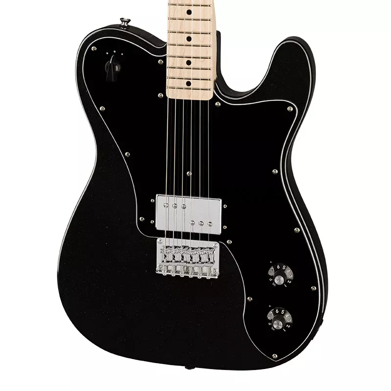 Squier Paranormal Esquire Deluxe - Metallic Black with Maple Fingerboard