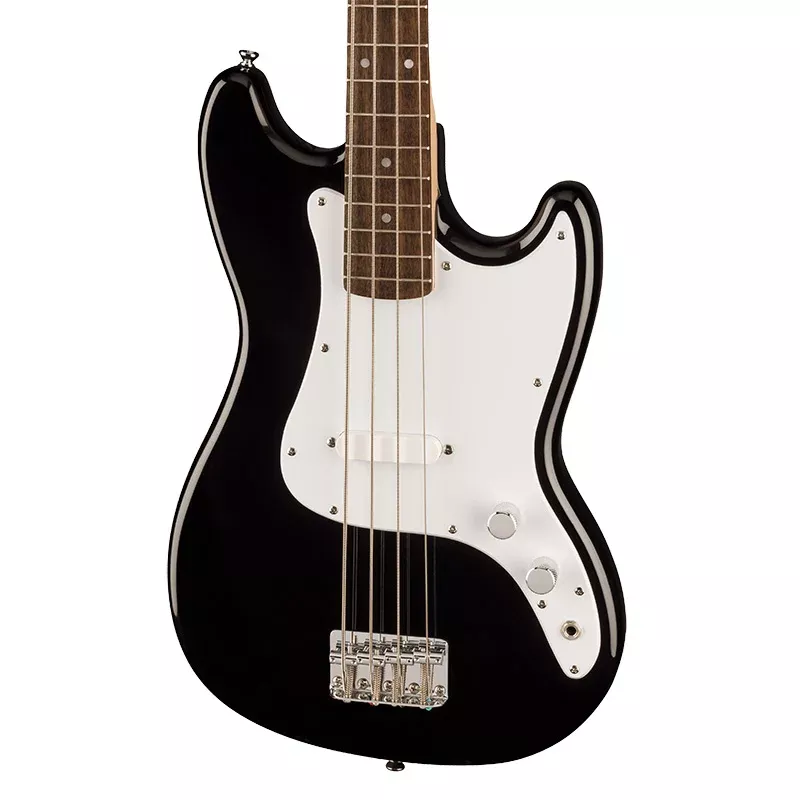 Squier Sonic Bronco Bass - Black with Laurel Fingerboard