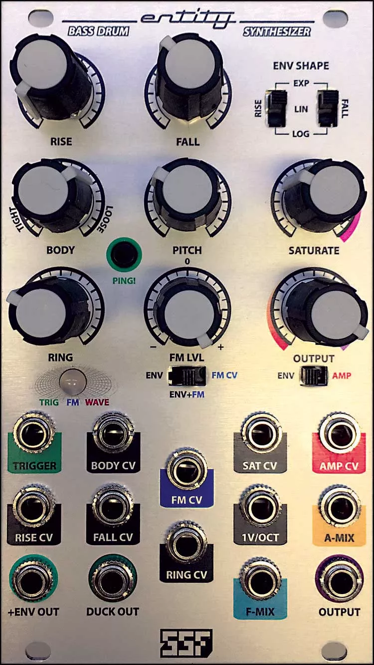 SSF ENTITY BASS DRUM SYNTHESIZER : USED