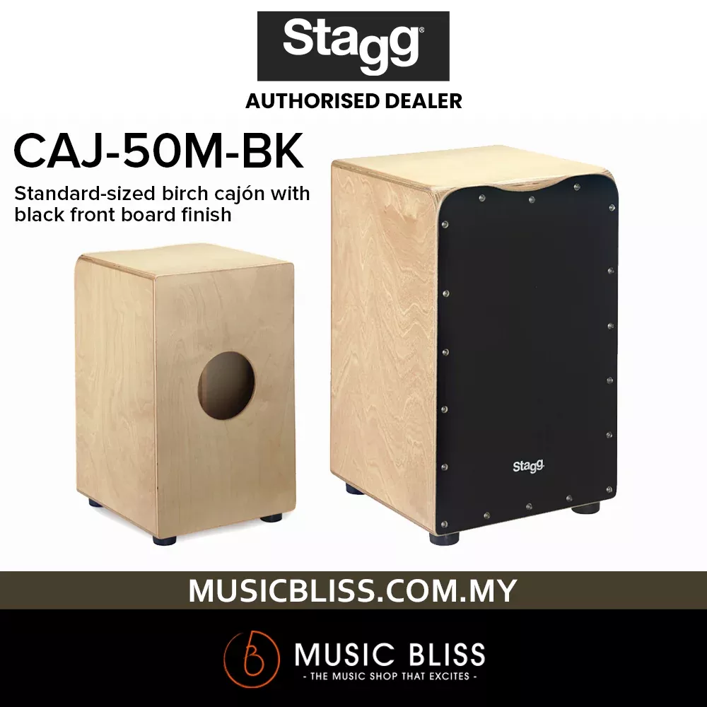 Stagg CAJ-50M Medium Sized Cajon - Black