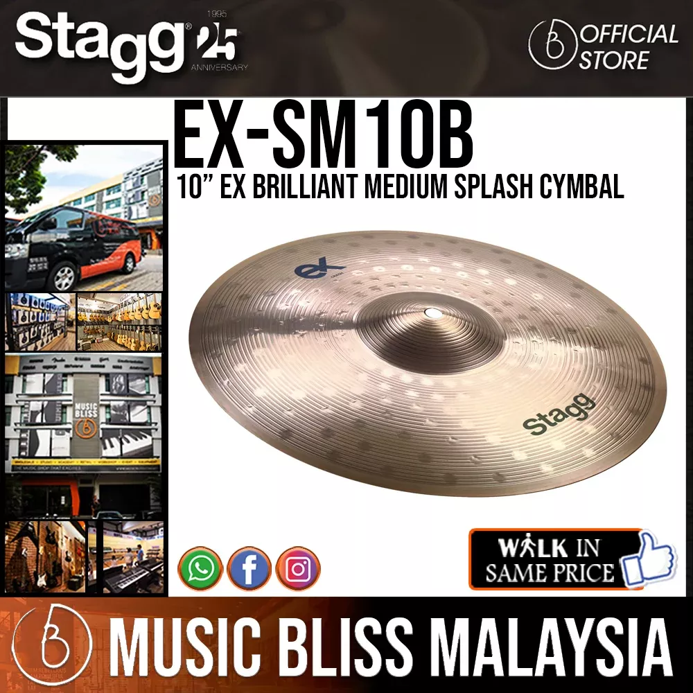 Stagg EX-SM10B 10” EX Brilliant Medium Splash Cymbal