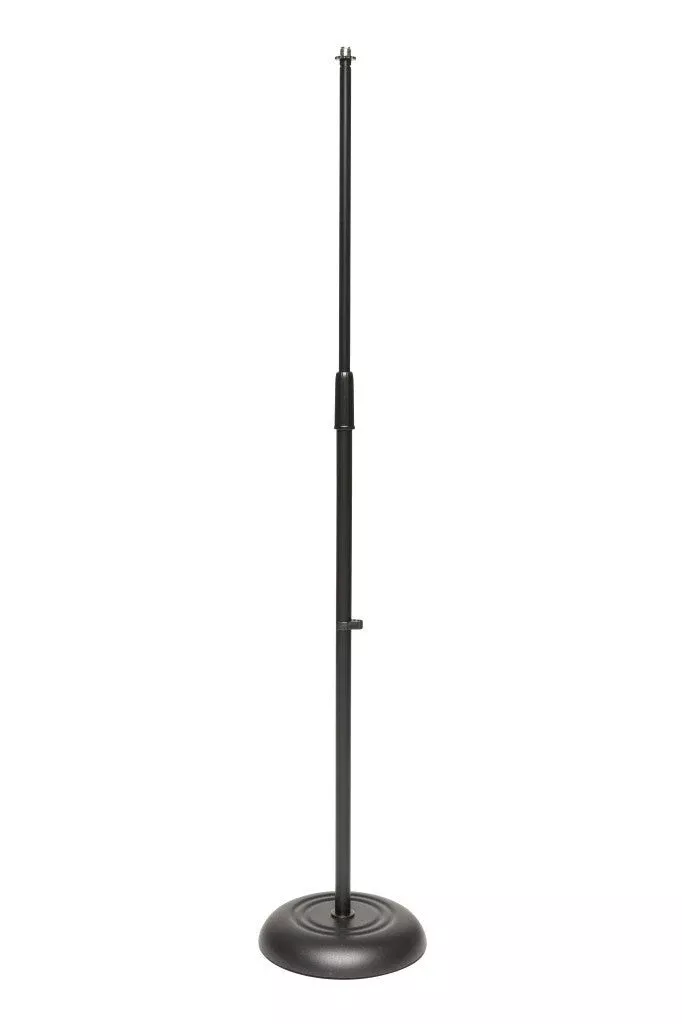 Stagg MIS-1120BK Round Base Microphone Stand – Black (MIS-1120BK)