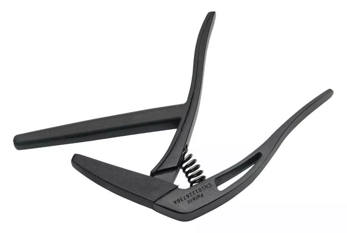 Stagg SCPX-FL BK Black Guitar Capo Flat Trigger For Classical